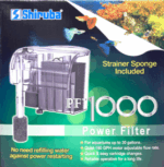 Shiruba Pf 1000 Hang On Back Filter With Sponge Media Only