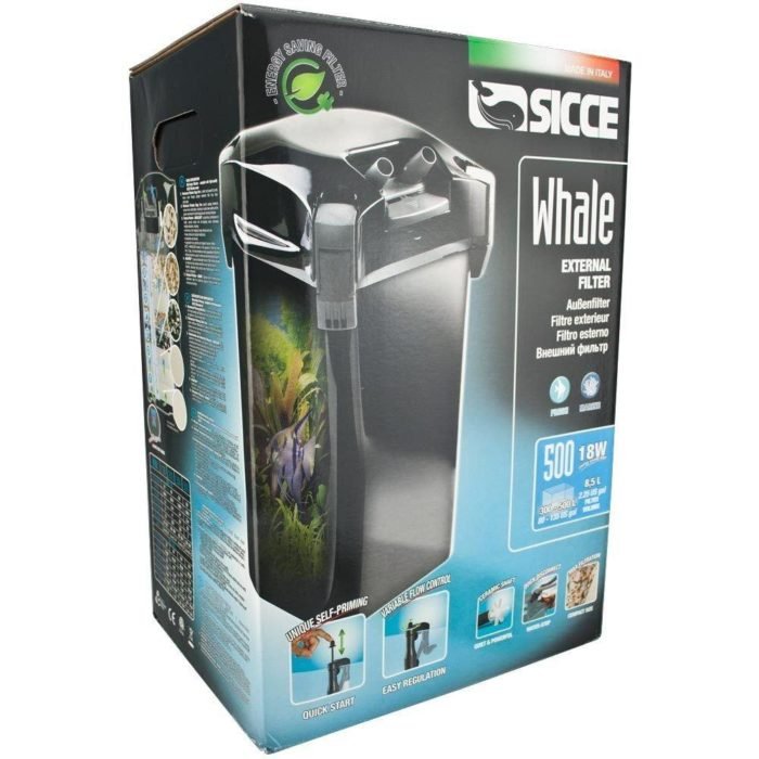 Sicce Professional External Canister Filter | Whale 500 | 1300 L/H Sicce