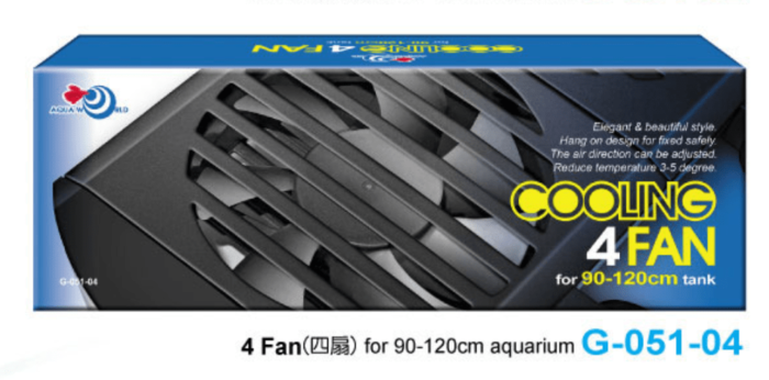 Upaqua Cooling Fan L 4Fans (For Tanks Of 90-120 Cm) UPAQUA