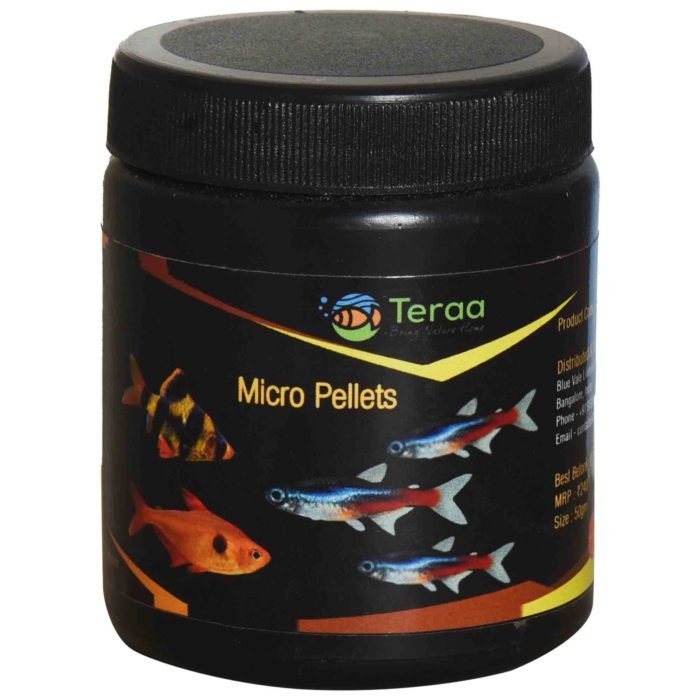 Teraa Micro Pellets- Premium Fish Food 50gm Teraa