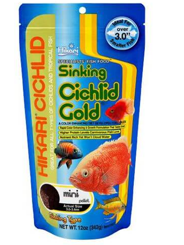 HIKARI Sinking Cichlid Gold | 342g | Medium Pellet