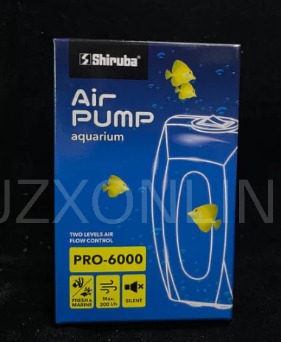 SHIRUBA PRO-6000 2 OUTLET AIR PUMP Shiruba