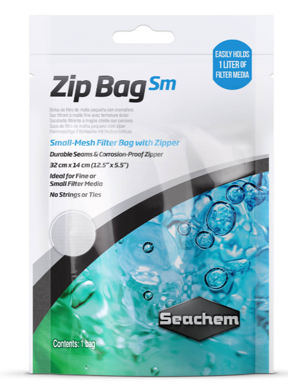 Seachem Zip Bag Sm (12.5? x 5.5?) Seachem