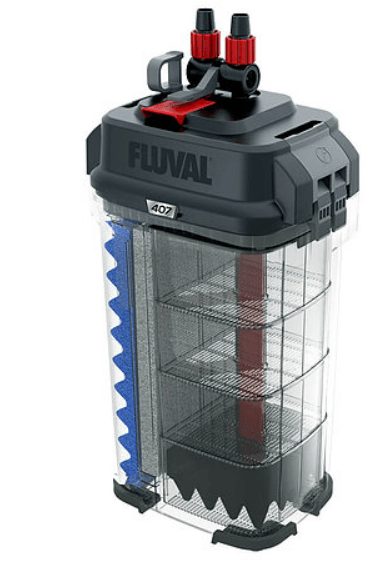 Fluval 407 Performance Canister Filter, Up To 100 US Gal (500 L) Fluval