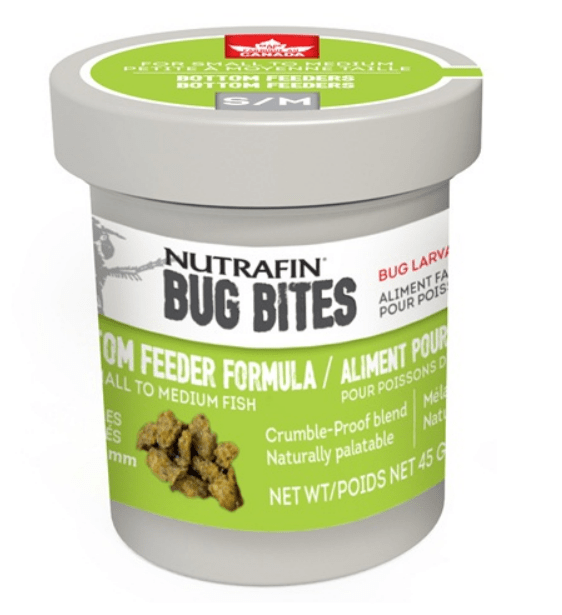 Fluval Bug Bites Bottom Feeder Formula ? Small To Medium ? 1.4-1.6 Mm Granules ? 45 G Fluval