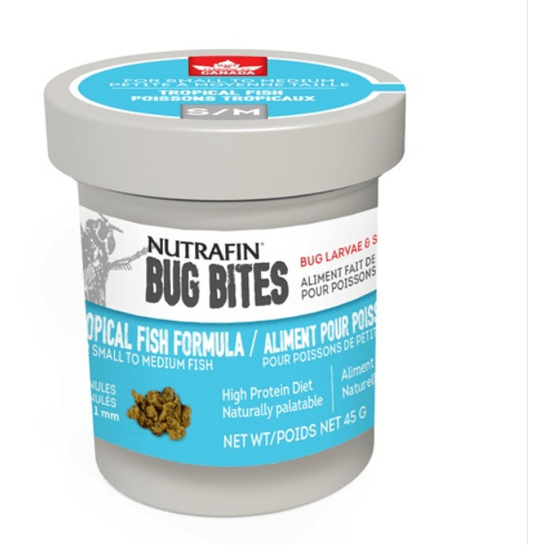 Fluval Bug Bites Tropical Formula ? Small To Medium ? 0.7-1.0 Mm Granules ? 45 G Fluval