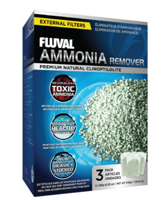 Ammonia Remover, 3 X 180 G (6.3 Oz) Fluval
