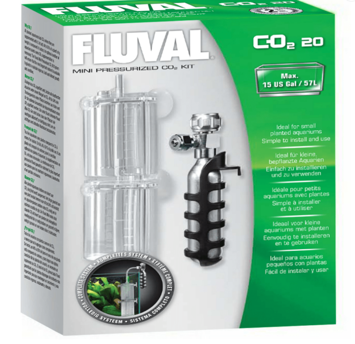 Mini Pressurized CO2 Kit (20 G), Up To 15 US Gal (57 L) Fluval