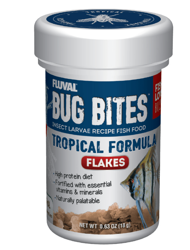 Bug Bites Tropical Flakes, 18 G (0.63 Oz) Fluval