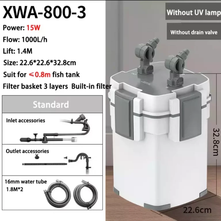 sunsun canister xwa series 800 with 3 baskets