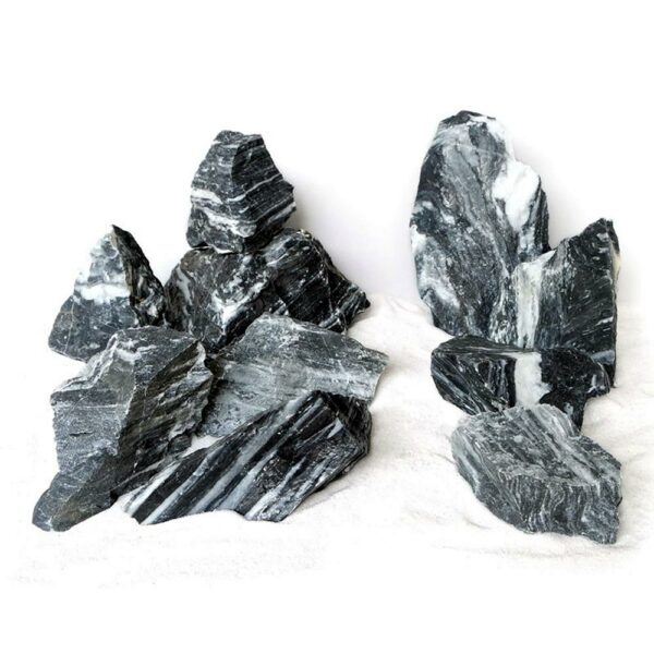 Aquarium Rock Aurum Black & White Stone 10kg