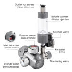 WeekAqua CO2 Regulator - detail view