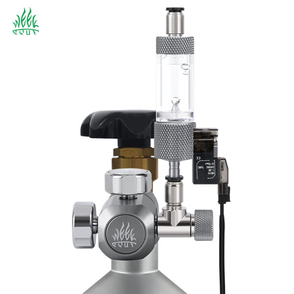 WeekAqua CO2 Regulator with Solenoid Dual Gauge