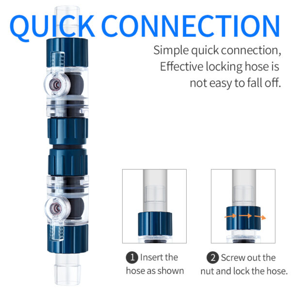 WeekAqua Double Tap Connector for filter hoses